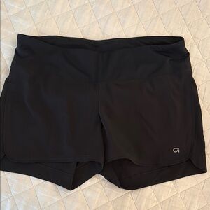 Black Maternity Running Shorts